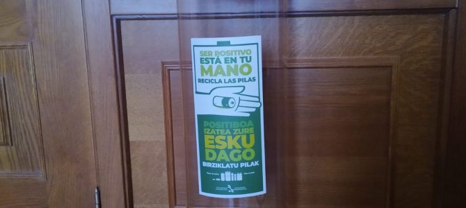 Nueva papelera de recogida de pilas