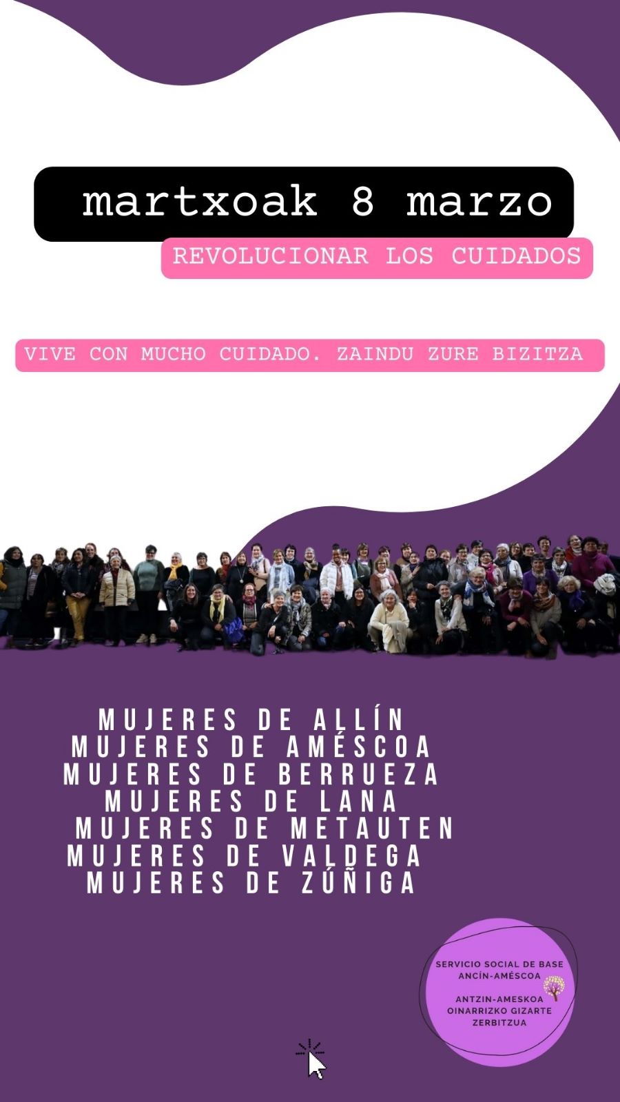 MARTXOAK 8 MARZO   REVOLUCIONAR LOS CUIDADOS